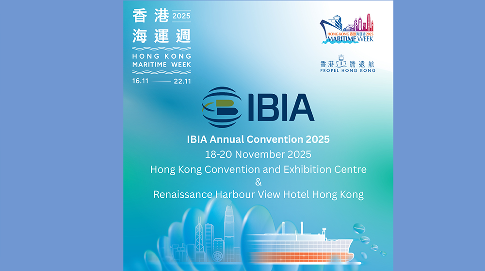 IBIA Annual Convention to Make Its Debut at Hong Kong Maritime Week